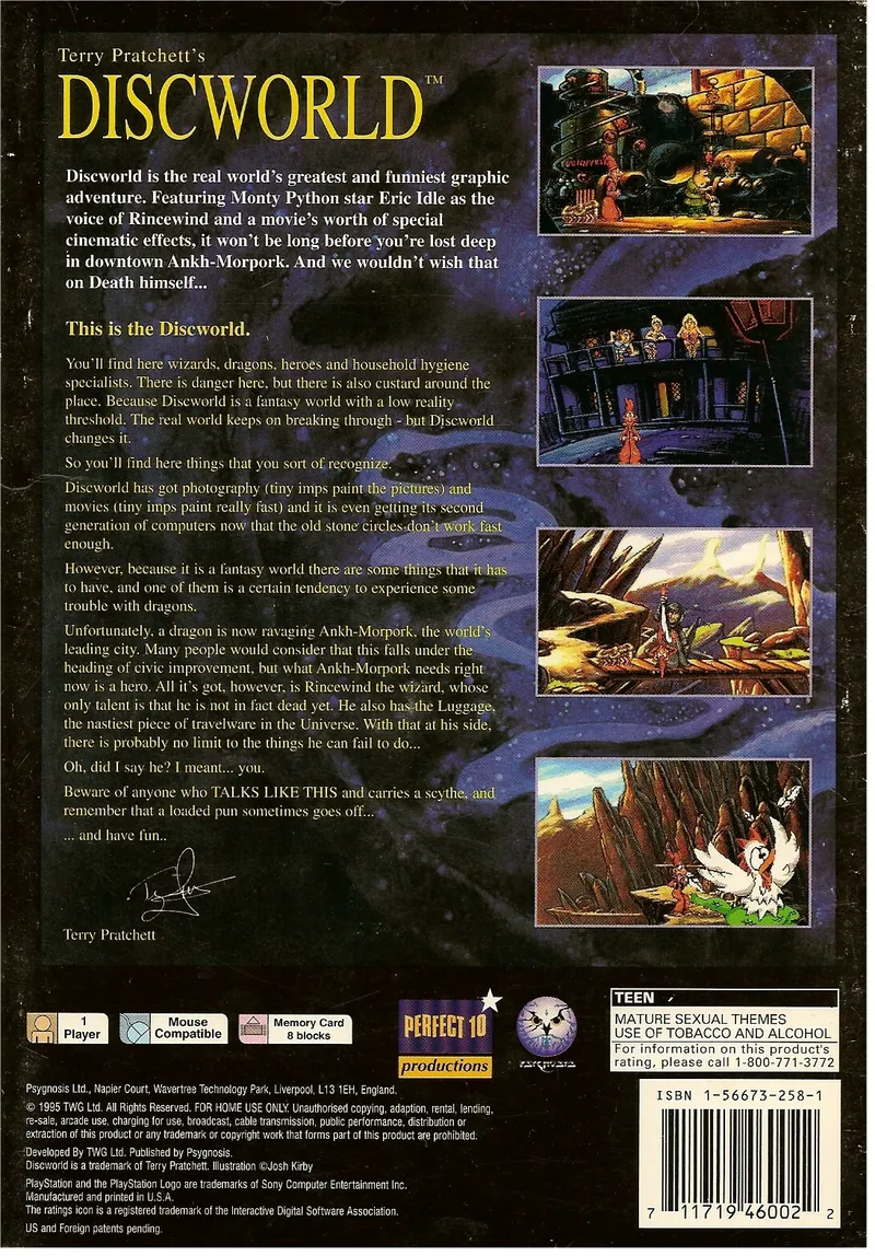 Discworld box back