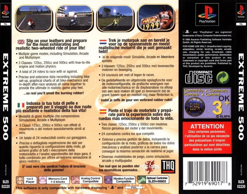 Extreme 500 box back