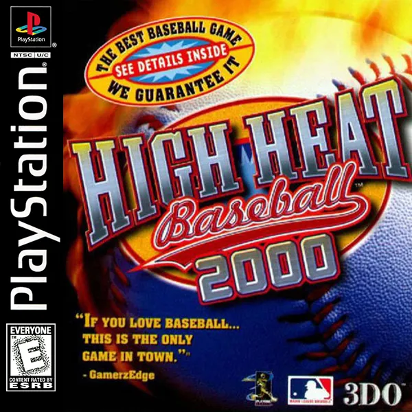 High Heat Baseball 2000 box art