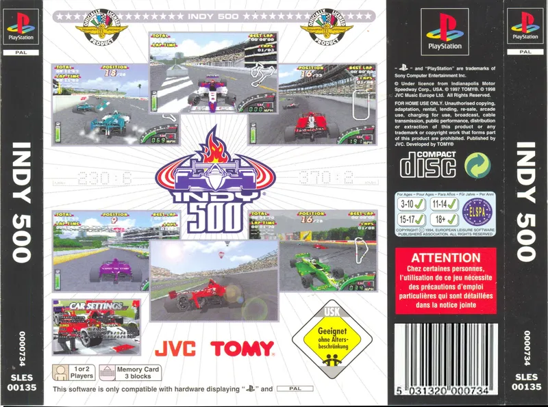 Indy 500 box back