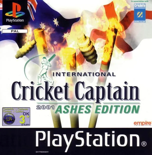 Backdrop artwork for International Cricket Captain 2001: Ashes Edition