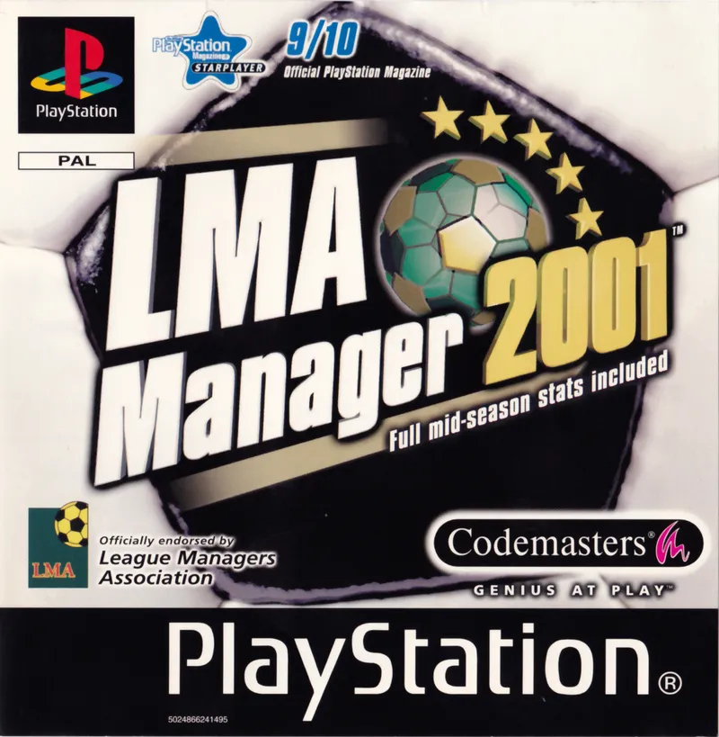 Backdrop artwork for LMA Manager 2001