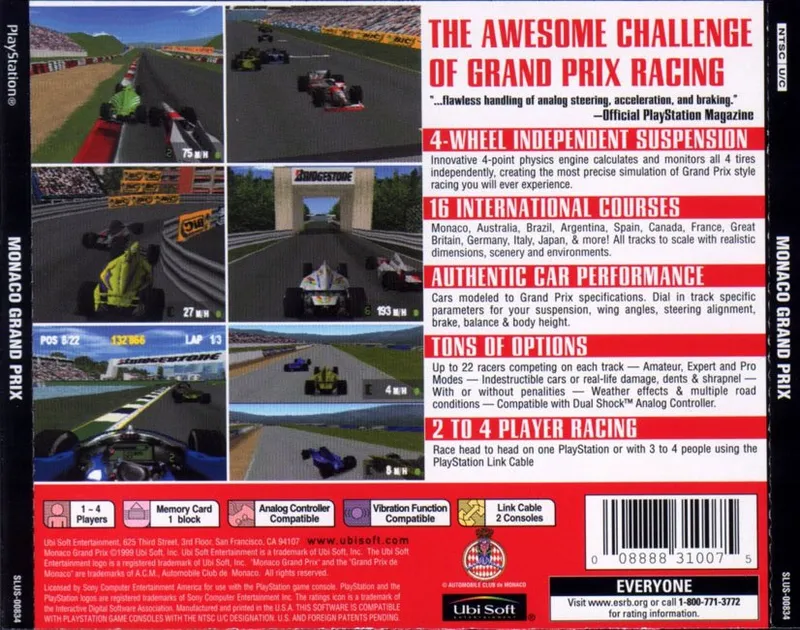 Monaco Grand Prix box back