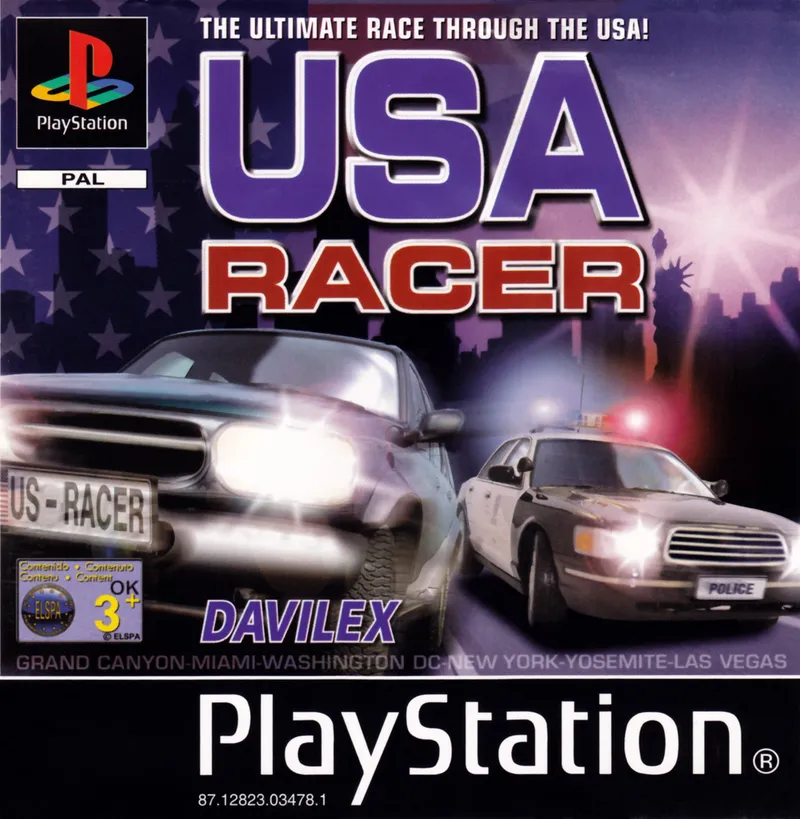 Backdrop artwork for USA Racer