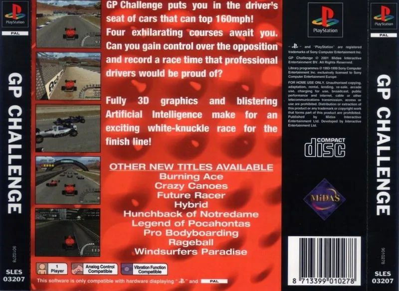 GP Challenge box back