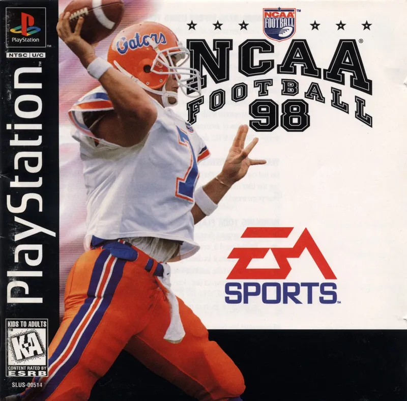 NCAA Football 98 box art