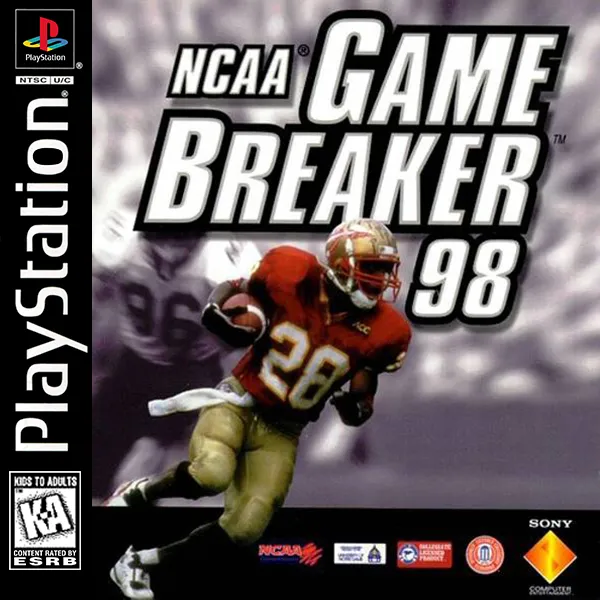 NCAA GameBreaker 98 box art