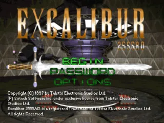 Backdrop artwork for Excalibur 2555 A.D.