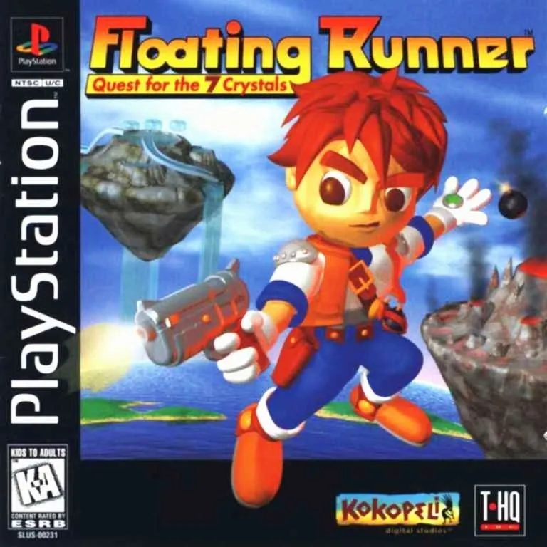 Floating Runner: Quest for the 7 Crystals box art