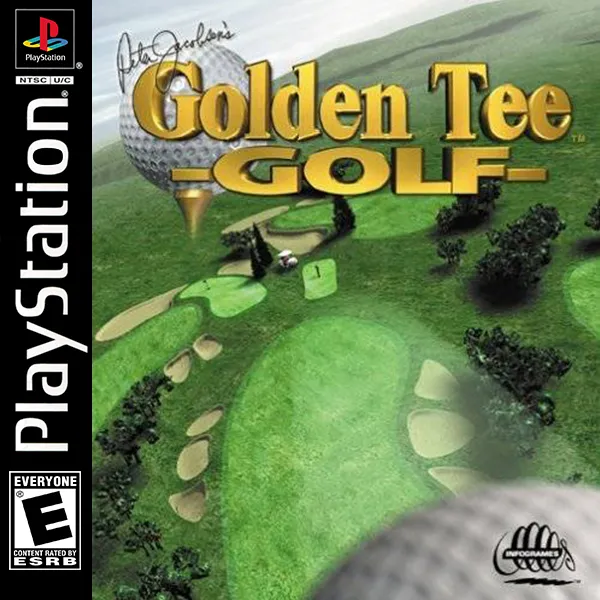 Peter Jacobsen's Golden Tee Golf box art