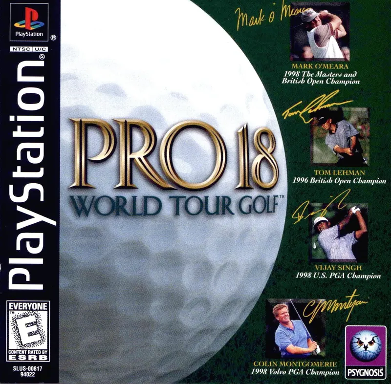 Pro 18: World Tour Golf box art