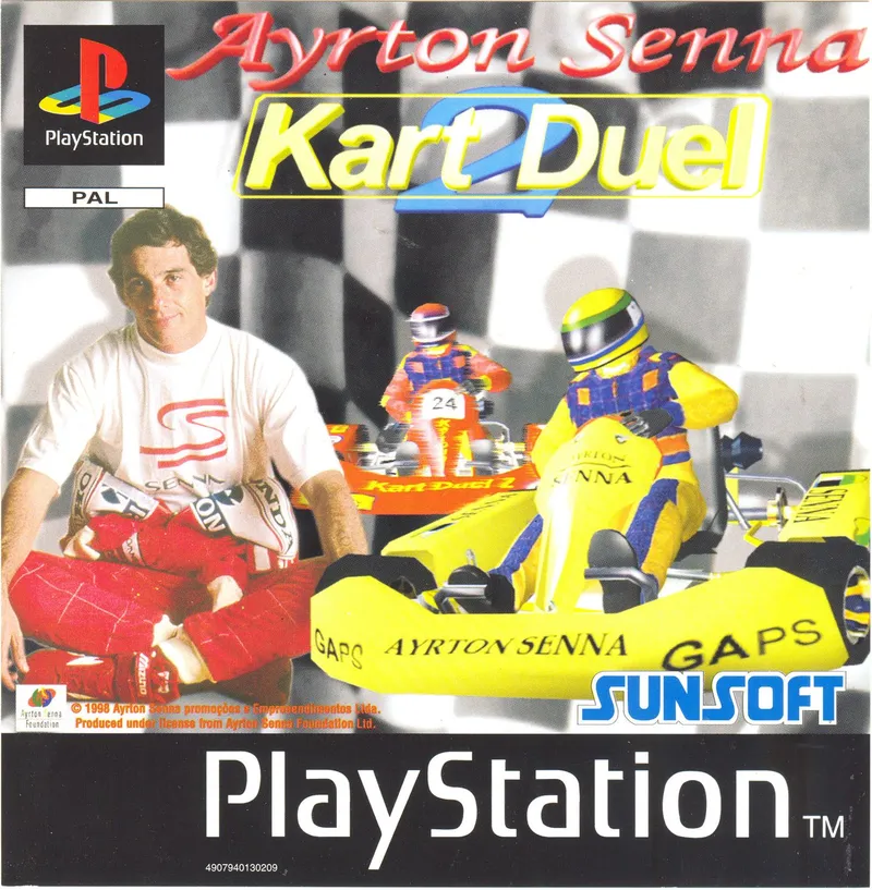 Ayrton Senna Kart Duel 2 box art