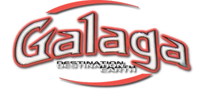 Galaga: Destination Earth logo