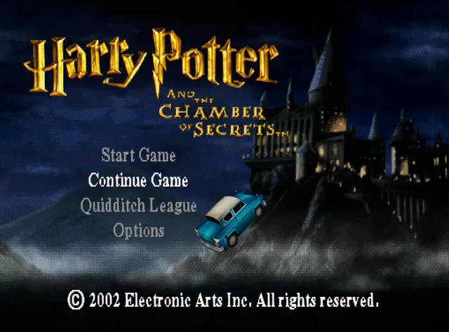 Backdrop artwork for Harry Potter and the Chamber of Secrets