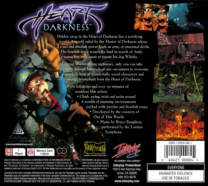 Heart of Darkness box back