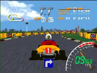 Backdrop artwork for Ayrton Senna Kart Duel