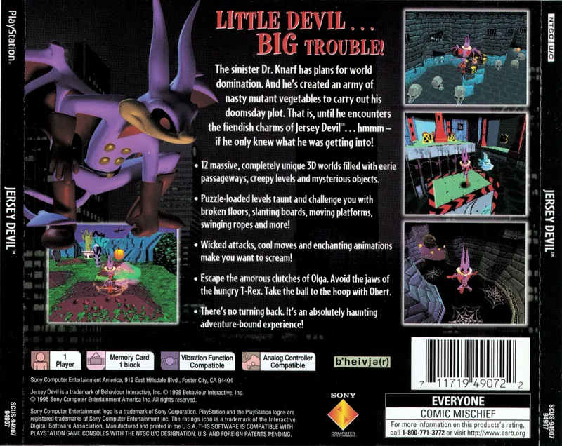 Jersey Devil box back