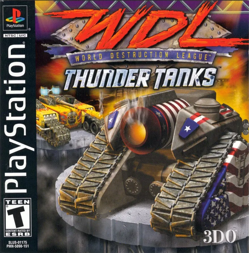 WDL: World Destruction League: Thunder Tanks box art