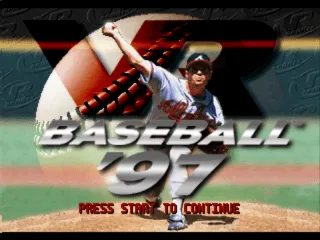 Backdrop artwork for VR Baseball '97