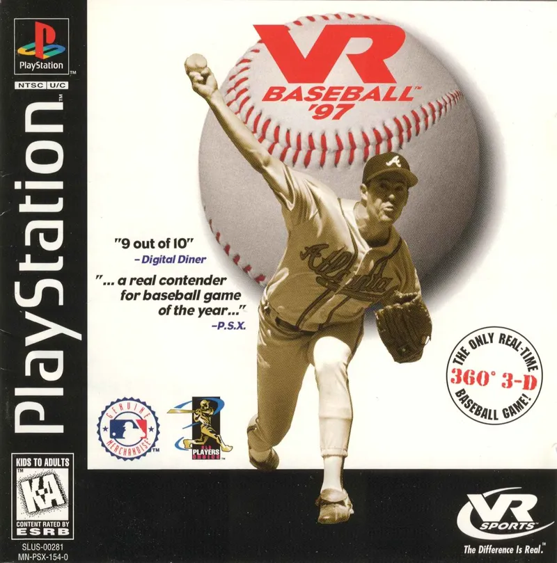 VR Baseball '97 box art
