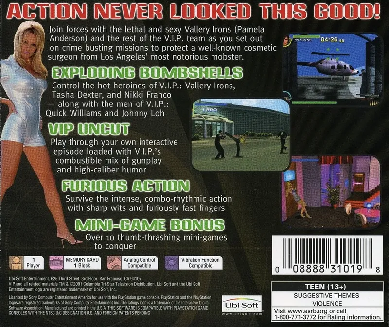 V.I.P. box back