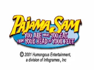 Backdrop artwork for Pajama Sam: You Are what You Eat from Your Head to Your Feet