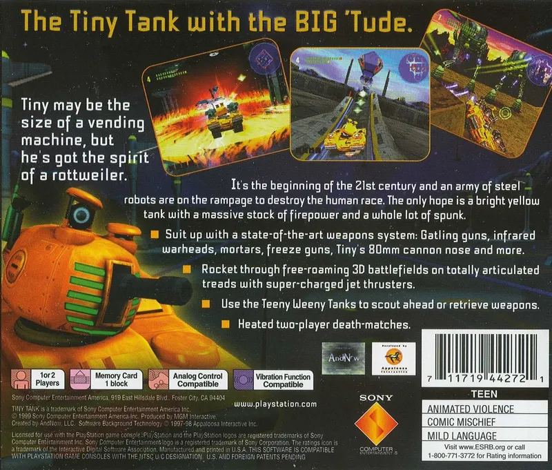 Tiny Tank box back