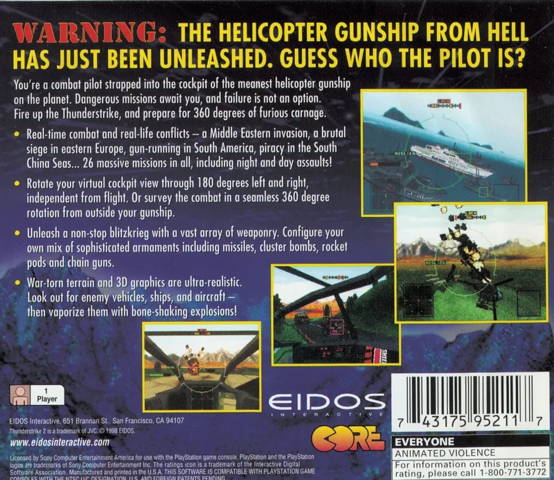 ThunderStrike 2 box back