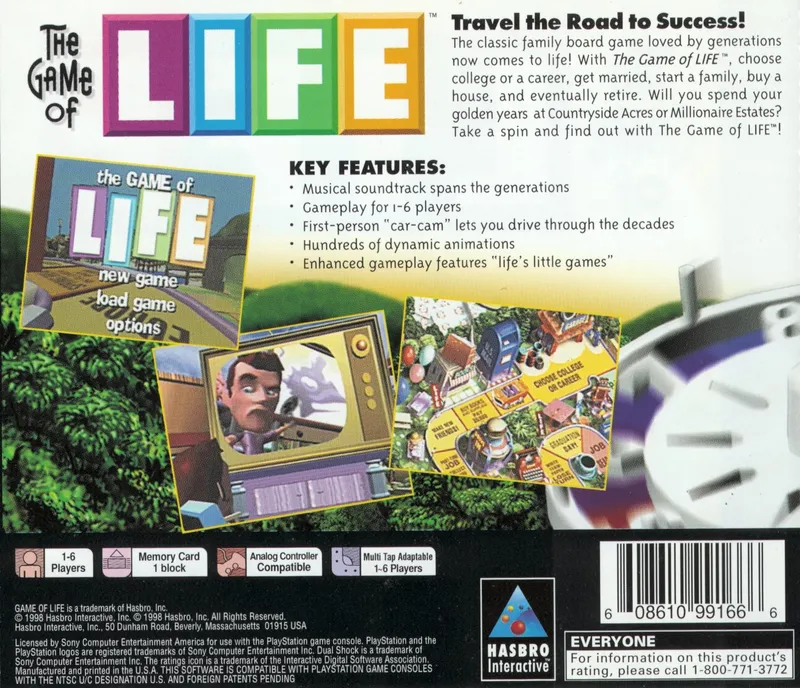 The Game of Life box back