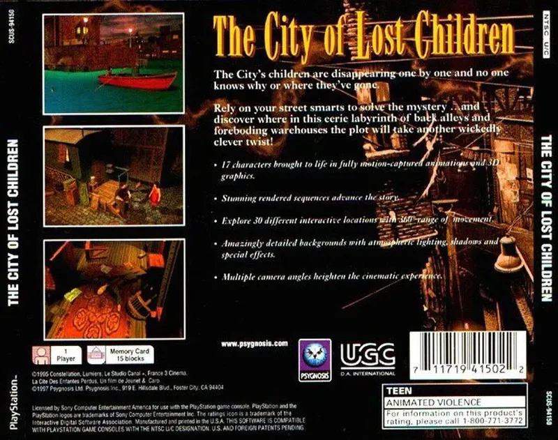 The City of Lost Children box back