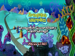 Backdrop artwork for SpongeBob SquarePants: SuperSponge