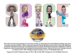 Spice World screenshot