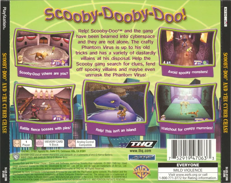 Scooby-Doo and the Cyber Chase box back
