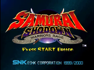 Backdrop artwork for Samurai Shodown: Warriors Rage