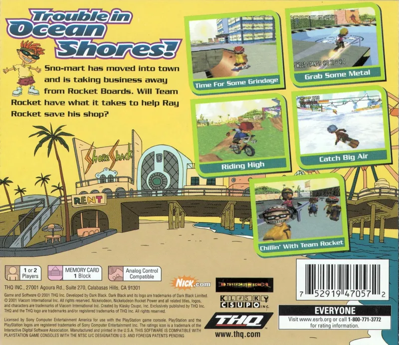 Rocket Power: Team Rocket Rescue box back