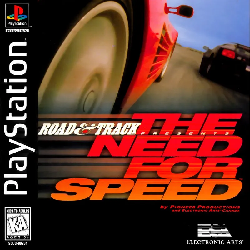 Road & Track Presents: The Need for Speed box art