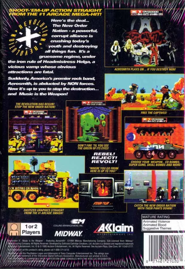 Revolution X box back