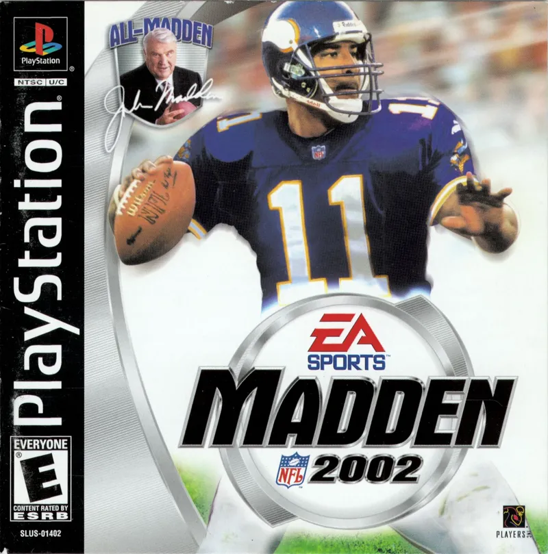 Madden NFL 2002 box art