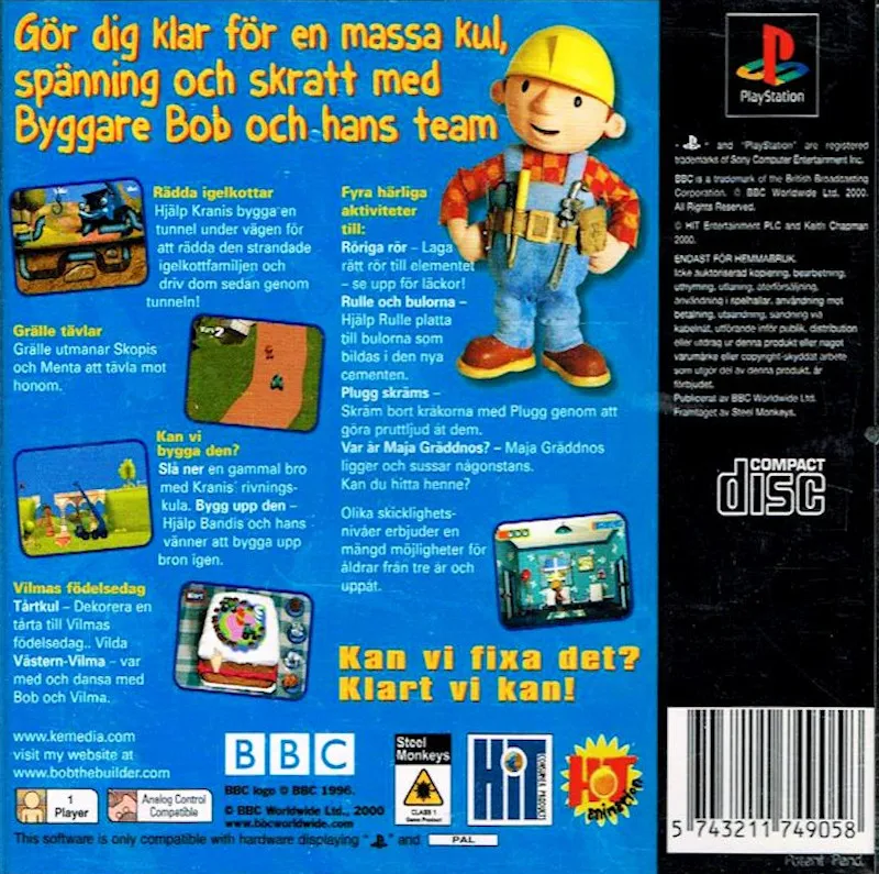Bob the Builder: Can We Fix It? box back