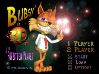 Backdrop artwork for Bubsy 3D