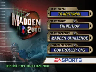 Madden NFL 2000 screenshot