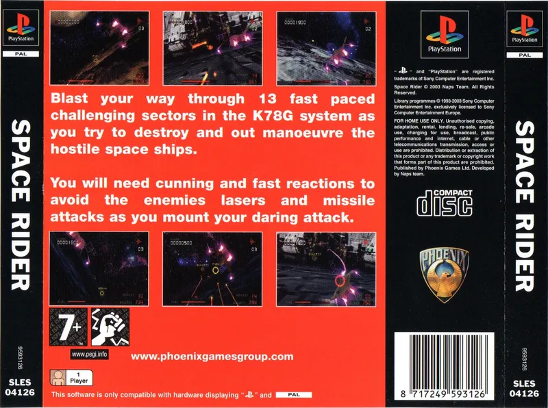 Space Rider box back