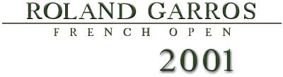 Roland Garros French Open 2001 logo