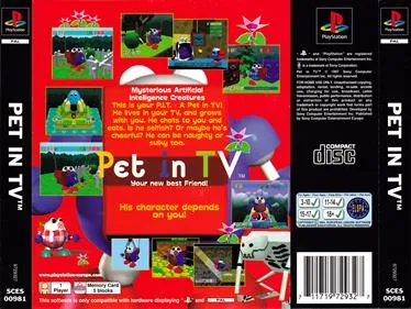 Pet in TV box back