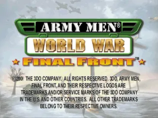 Backdrop artwork for Army Men: World War: Final Front