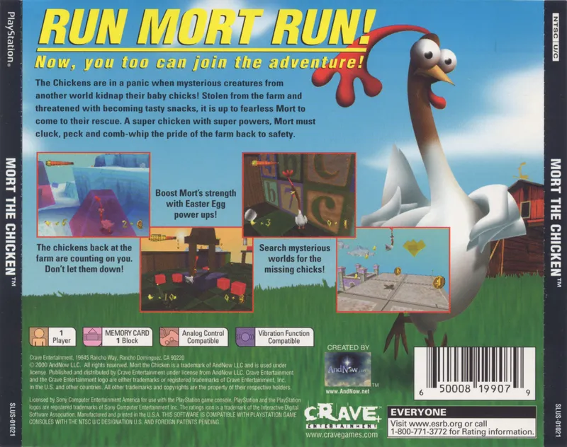 Mort the Chicken box back