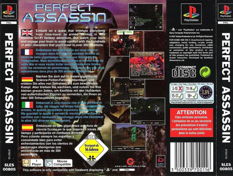 Perfect Assassin box back