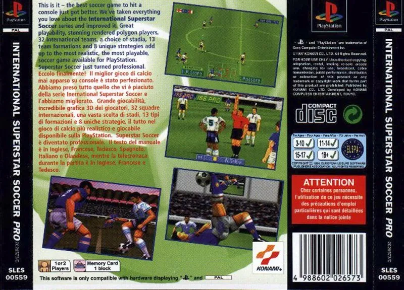 Goal Storm '97 box back