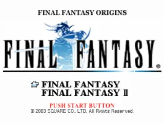 Backdrop artwork for Final Fantasy Origins