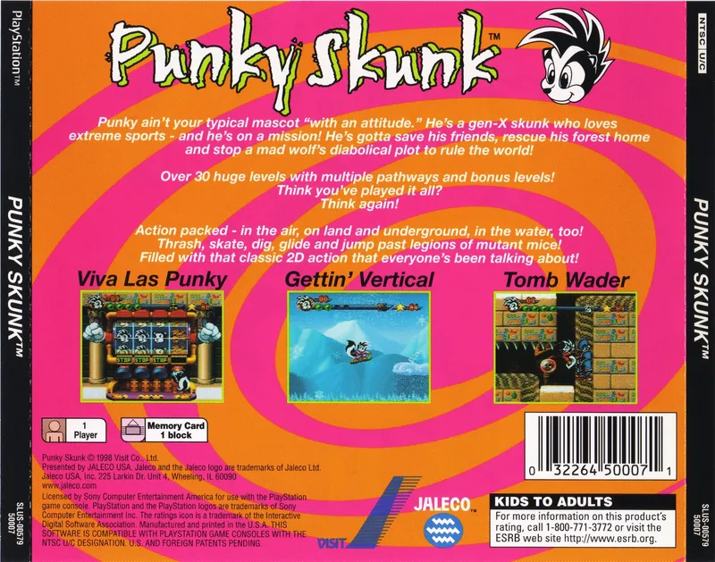 Punky Skunk box back